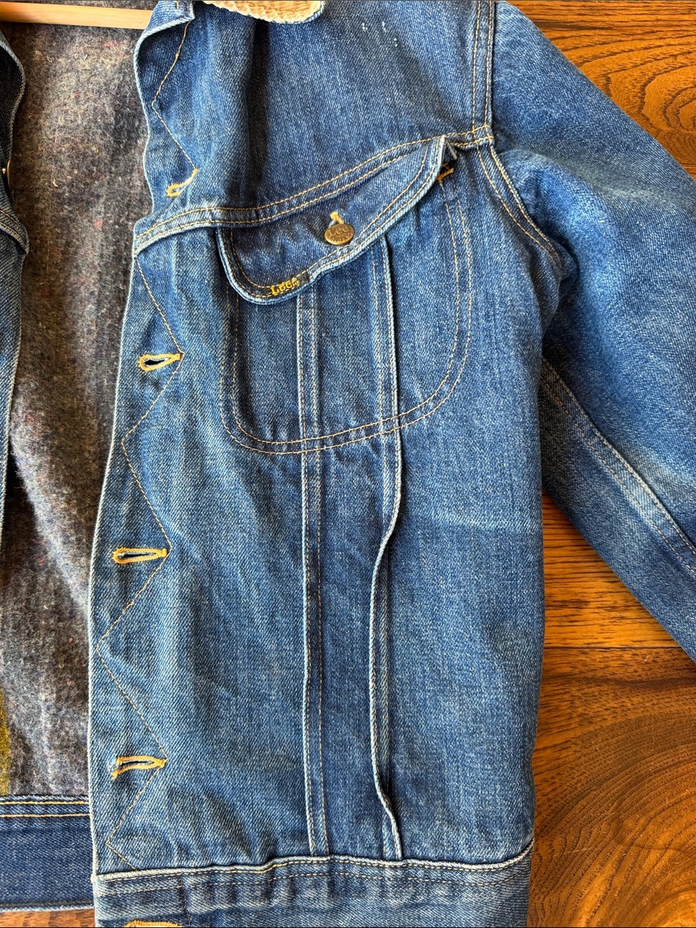 Original Lee Storm Rider Denim Jacket - Picture 7 of 8